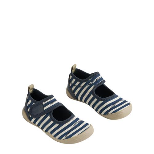 Wheat Wavey Svømmesko Indigo Stripe | Blå | 29 EU