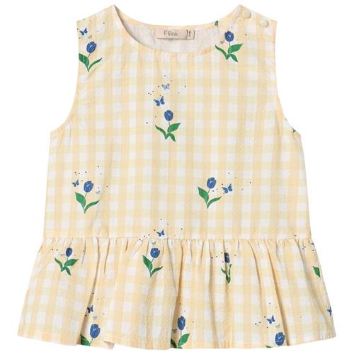 Fliink Agnes Flower Til Toppen Sunlight Flower Aop | Gul | 2 years