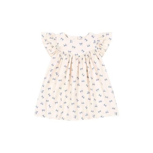 Konges Sløjd GOTS Coco Kjole Bow Bleu |  | 5-6 years