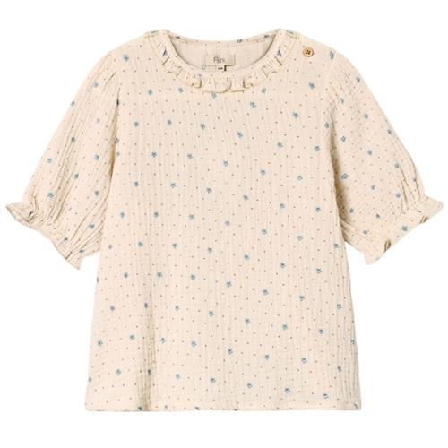 Fliink Blooming Kortærmet Bluse Sandshell Aop |  | 3 years