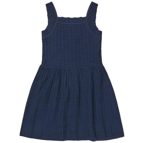 FUB Strikket Kjole Dark Navy | Marine blå | 120 cm