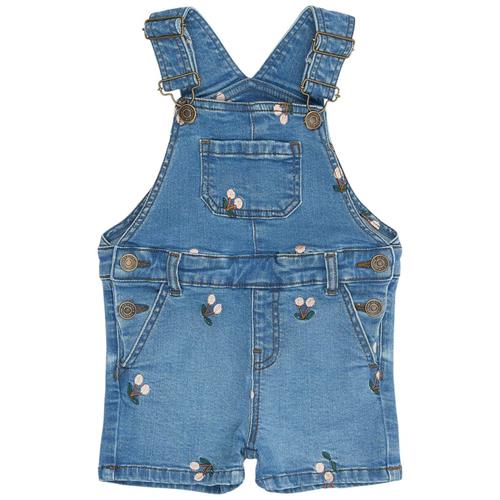 The New Siblings Ovia Overalls Light Blue Denim Emb | Blå | 104 cm