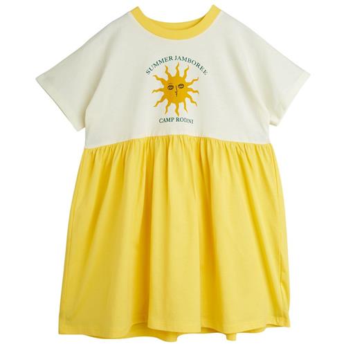 Mini Rodini GOTS Sun Sp Kortærmet Kjole Offwhite | Hvid | 116/122 cm