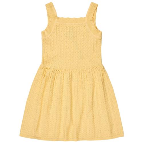 FUB Strikket Kjole Vanilla | Gul | 110 cm