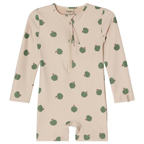 Kuling Paros UV-dragt Green Apple | Hvid | 98/104 cm