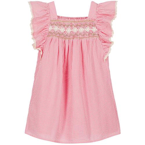 Louise Misha Martine Kjole Pink Fragola Vichy | Lyserød | 7 years