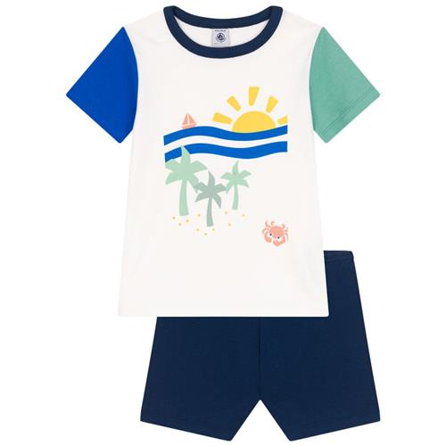 Petit Bateau Pyjamas I Bomuld Marshmallow Multicolor | Hvid | 8 years