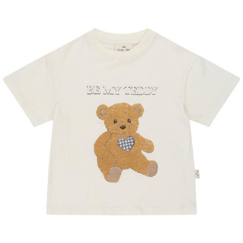 Konges Sløjd Era T-shirt Teddy Bear | Hvid | 3 months