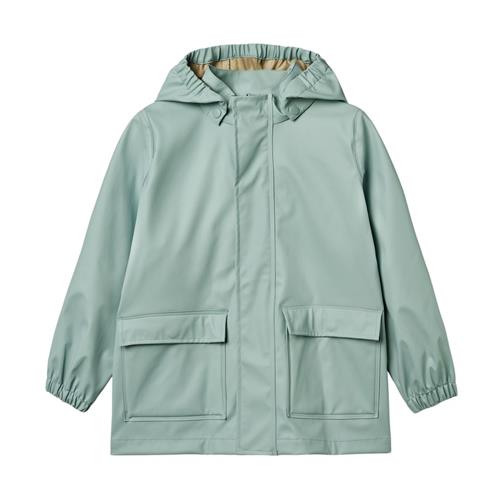 Wheat Ollo Regnjakke Aquamarin 98 cm  Grøn  98 cm  Unisex