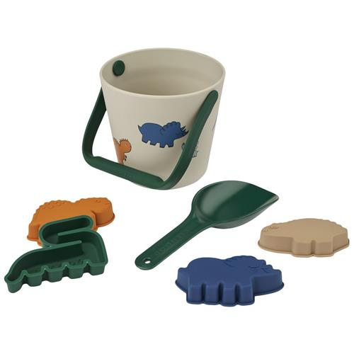 Liewood Gilma Dino Strand-sæt Dinosaurs / Mist One Size      Unisex
