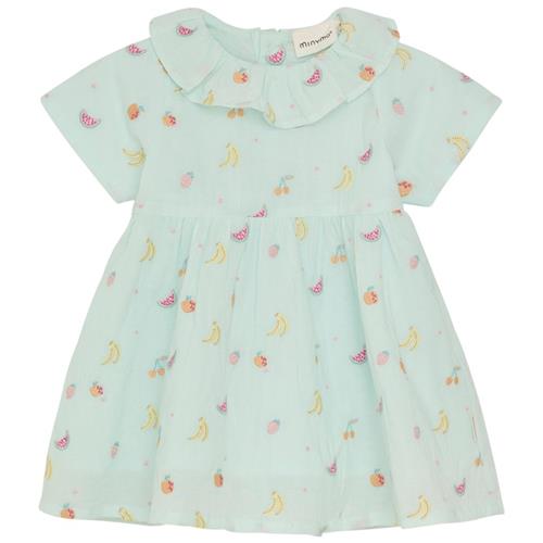 Minymo Kjole Wan Blue 62 cm  Blå  62 cm  kvinde