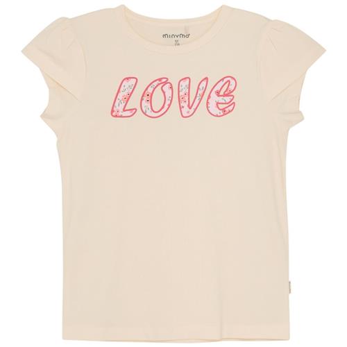 Minymo GOTS T-shirt White Swan | Hvid | 116 cm