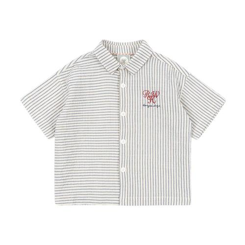 Konges Sløjd GOTS RHW X KS Duo Skjorte Stripe Blue | Blå | 2 years