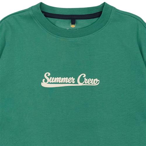 The New GOTS Ore Tee Bottle Green 3-4 Y  Grøn  3-4 år  mand