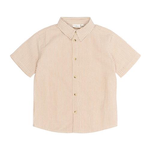 The New Ollie Skjorte Indian Tan Striped | Brun | 3-4 years
