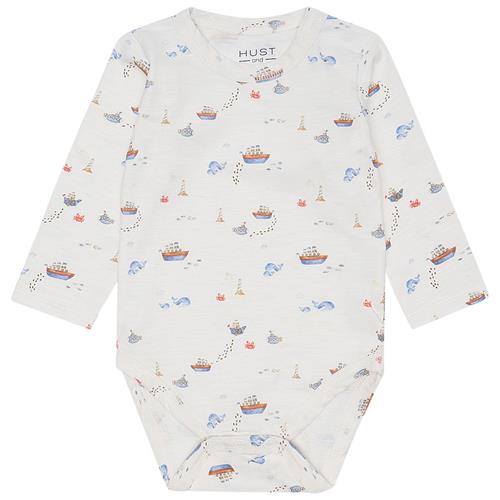 Hust&Claire Billy Baby Body Ivory 62 cm  Hvid  62 cm  mand