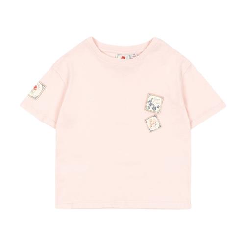 Konges Sløjd RHW X KS Lettre Tee Chalk Pink | Lyserød | 4 years