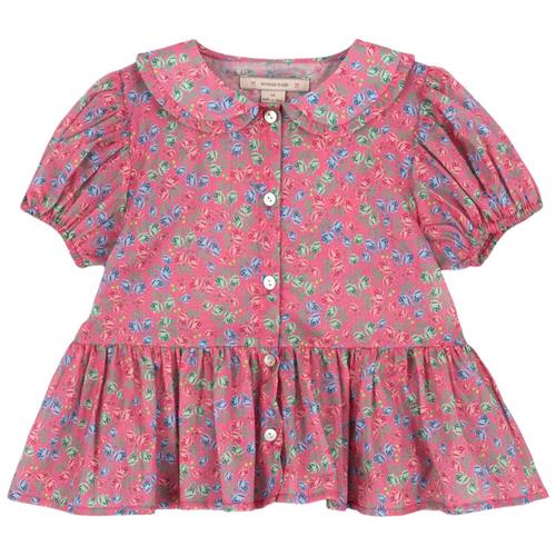 Konges Sløjd GOTS Pacey Bluse Fandango | Lyserød | 5-6 years