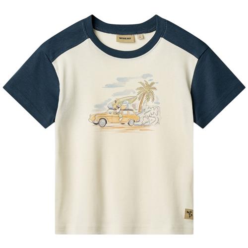 Wheat GOTS Vincent T-shirt Ivory |  | 98 cm