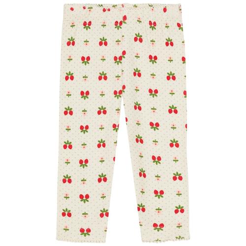 Flöss Sofia Leggings Soft White Berry | Hvid | 98 cm
