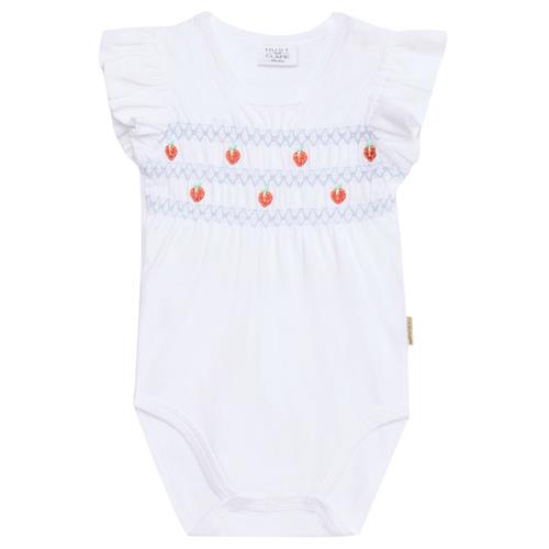 Hust&Claire Britt Baby Body White | Hvid | 86 cm
