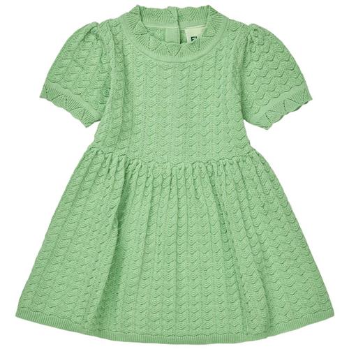 FUB Strikket Kjole Emerald 68 cm  Grøn  68 cm  kvinde