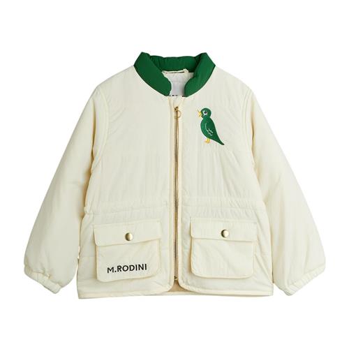 Mini Rodini GOTS Bird Let Vatteret Jakke Offwhite | Hvid | 92/98 cm