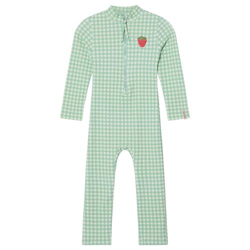 Kuling Seychelles UV-dragt Mint Check | Grønn | 62/68 cm