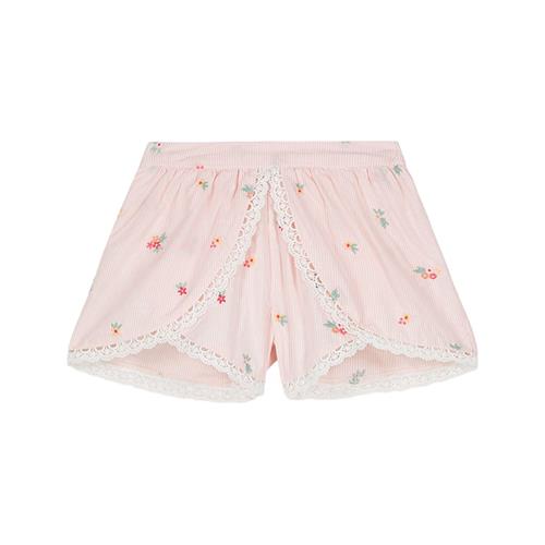 Louise Misha Asya Shorts Pink Bouquet Stripes | Lyserød | 10 years
