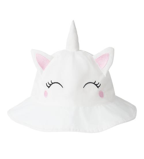Name It Sommerhat - NmfFida - Bright White/Unicorn