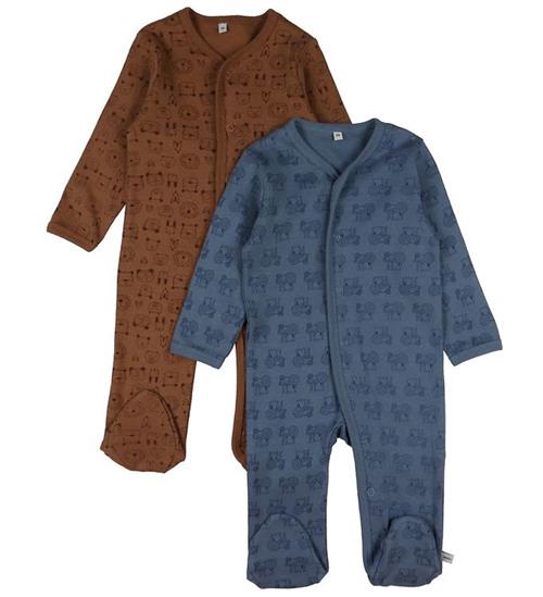 Pippi Baby Natdragter m/f - Natdragt - 2-pak - Blue Mirage