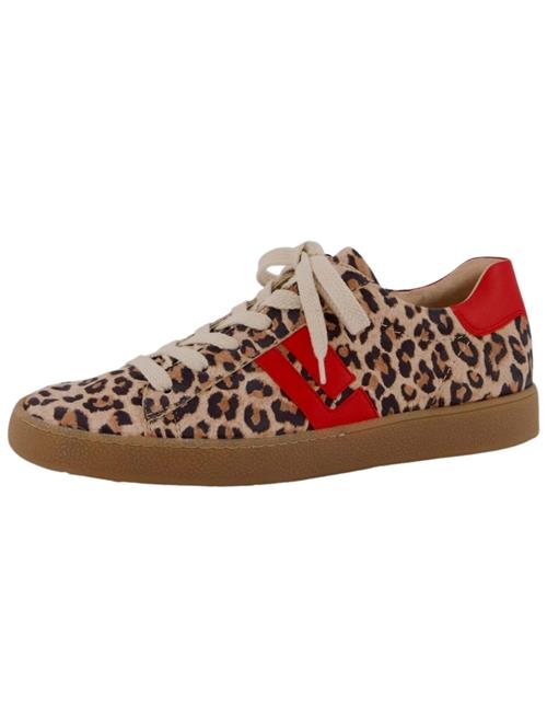 Paul Green Sneaker low  beige / lysebrun / rød / sort