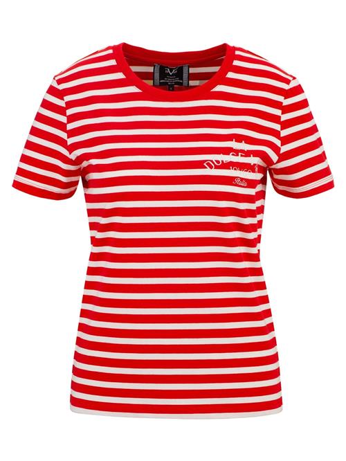 19V69 ITALIA Shirts 'Bella Marina'  gylden gul / rød / vinrød / hvid