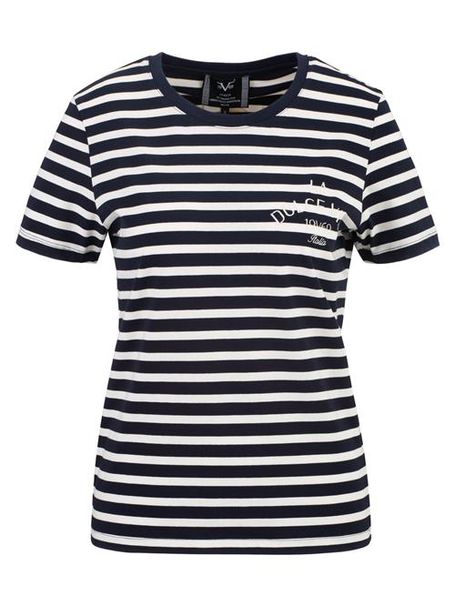 19V69 ITALIA Shirts 'Bella Marina'  navy / gylden gul / magenta / hvid