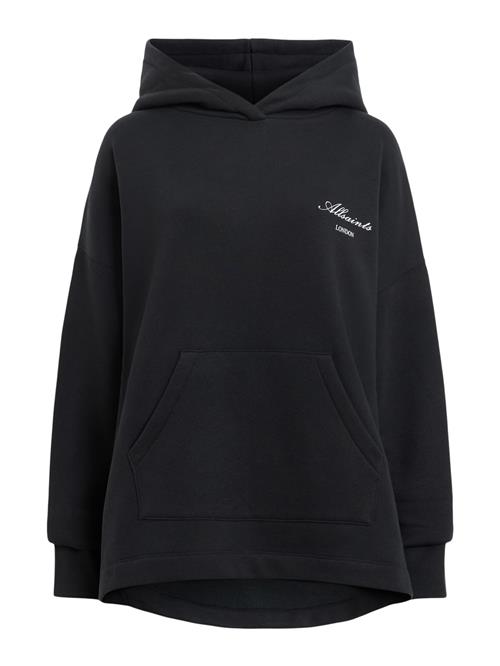AllSaints Sweatshirt 'SHKULL ETIENNE'  lysegrå / sort