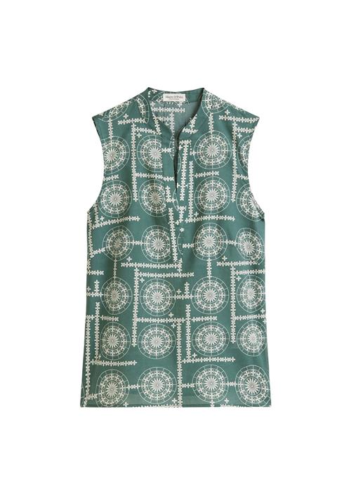 Se Marc O'Polo Bluse  creme / smaragd ved About You