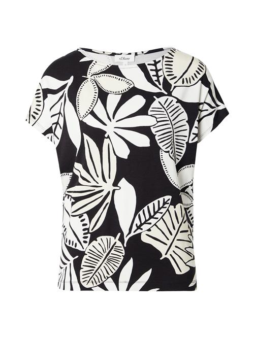 Se s.Oliver Shirts  sort / hvid ved About You
