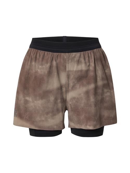 On Sportsbukser  brun / taupe / sort