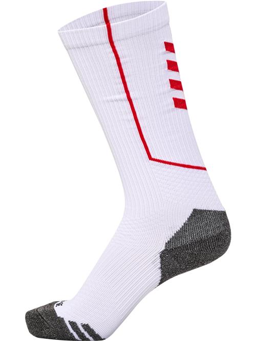 Hummel Sportssokker 'Pro'  grå-meleret / rød / hvid