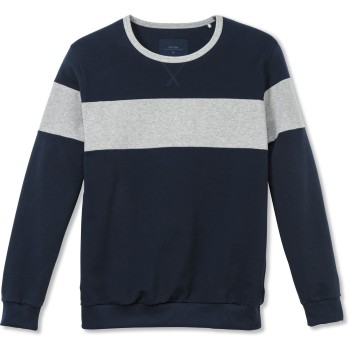 Calida Remix Sweatshirt Marineblå/Grå bomuld Small Herre