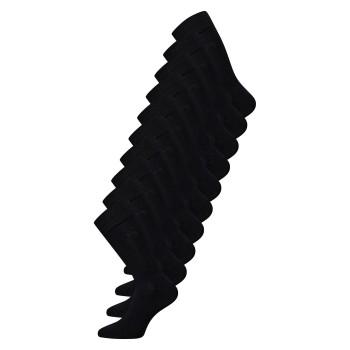 Claudio Strømper 10P Bamboo Socks Sort Str 40/47 Herre
