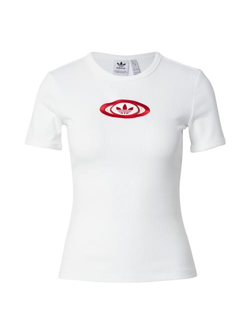 ADIDAS ORIGINALS Shirts 'CAMPUS2000'  rød / hvid