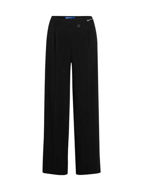 KARL LAGERFELD JEANS Bukser med fals  sort