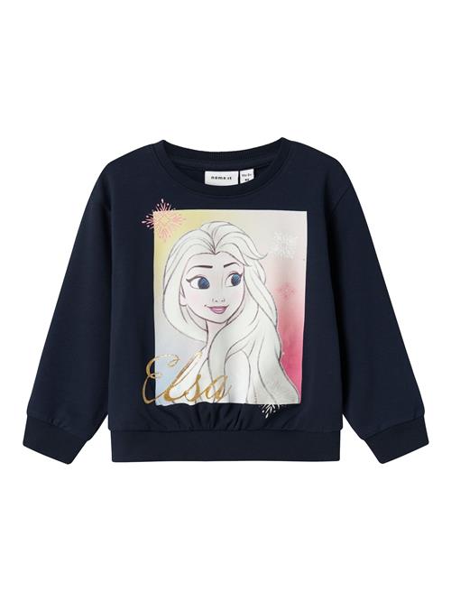 NAME IT Sweatshirt 'NMFJILL FROZEN'  beige / navy / lysegul / pink