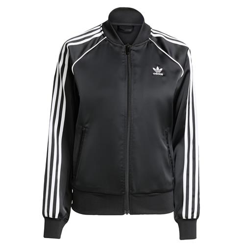 ADIDAS ORIGINALS Sweatjakke 'Adicolor'  sort / hvid