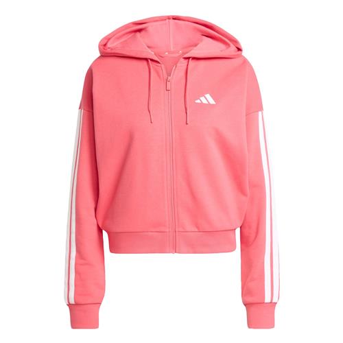 ADIDAS SPORTSWEAR Sportssweatjakke 'Essentials'  lys pink / hvid