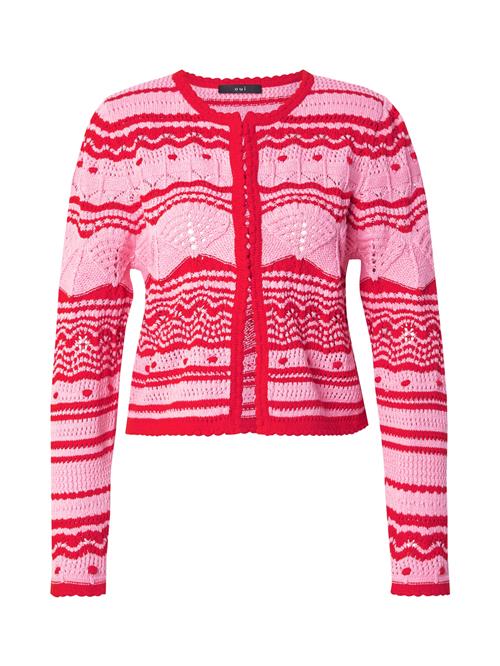 OUI Cardigan  lyserød / rød