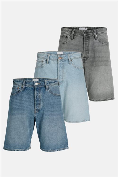 3 stk. Denim Shorts Loose – Pakketilbud - TeeShoppen