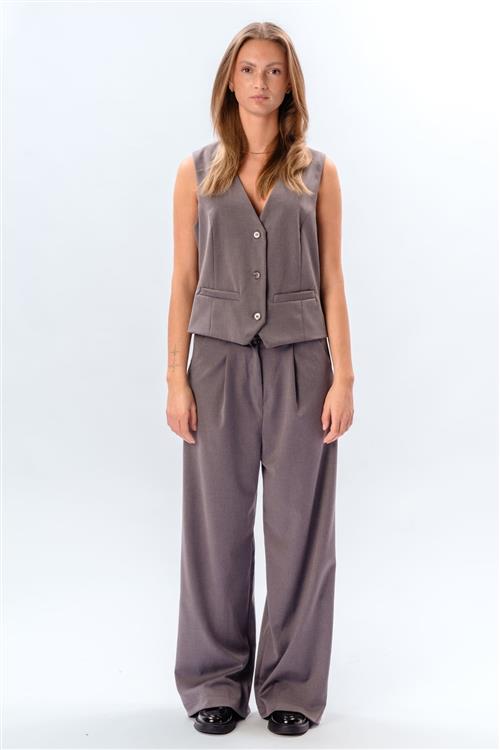 Se Nadia Vest og Pants (Mørke grå) - Pakketilbud - Default Title - TEESHOPPEN ved Teeshoppen