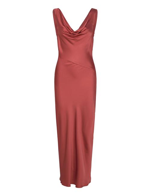 Disa Satin Dress Twist & Tango Red
